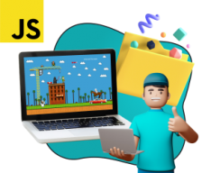 Программирование на JavaScript. Учимся создавать игры! - Школа программирования для детей, компьютерные курсы для школьников, начинающих и подростков - KIBERone г. Пыть-Ях